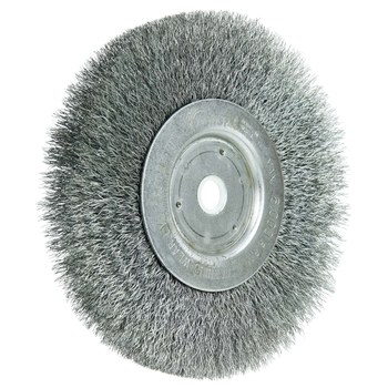 Weiler 01045 Cepillo de rueda - Rizado Acero cerda