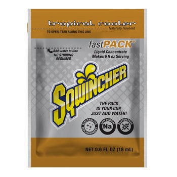 Imágen de Sqwincher Fast Pack Fast Pack 0.6 oz Enfriador tropical Concentrado líquido (Imagen principal del producto)