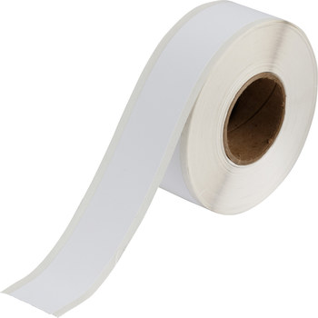 Brady BradyJet J20C-1125-2569 Rollo de etiquetas imprimibles de inyección de tinta - 1.125 pulg. x 100 pies - Poliéster - Blanco - B-2569
