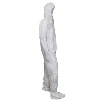 Ansell Kleenguard Overoles desechables para trabajo y uso general A10 10615 - tamaño 4XG - Blanco
