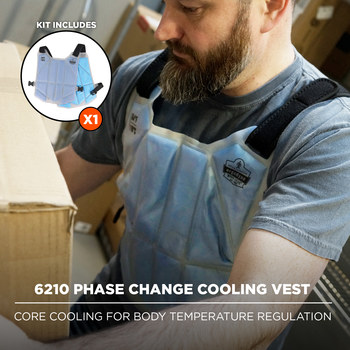 Ergodyne Chill-Its 6672 Kit para la prevención y recuperación del estrés térmico - 720476-12344