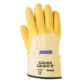 Imágen de Ansell Golden Grab-It II 16-347 Tostado 10 Jersey Guantes resistentes a cortes y perforaciones (Imagen principal del producto)