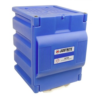 Justrite Gabinete de almacenamiento de material peligroso 24080 - Azul real - 19162