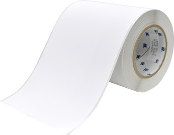 Imágen de Brady Blanco Poliéster Inyección de tinta JET-3-115-5 Rollo de etiquetas imprimibles de inyección de tinta (Imagen principal del producto)