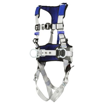 DBI-SALA ExoFit X100 Construction, Posicionamiento Arnés para el cuerpo 70804540105 - tamaño Grande - Gris - 19011