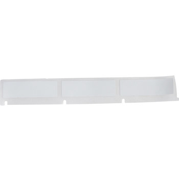 Brady FreezerBondz M5-124-492 Etiquetas criogénicas ultrafinas - 0.5 pulg. x 1.65 pulg. - Poliéster - Negro sobre blanco - B-492