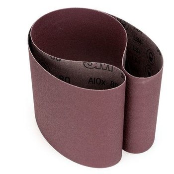 3M Banda de lija 66634 - 6 pulg. x 48 pulg. - Óxido de aluminio - 80 - Mediano