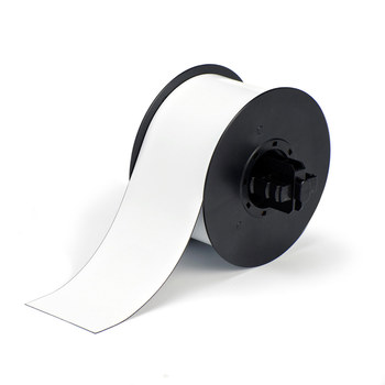 Imágen de Brady Blanco Magnético Interior Poliéster Transferencia térmica B30C-2500-509-WT Rollo continuo de etiquetas magnéticas para impresora de transferencia térmica (Imagen principal del producto)