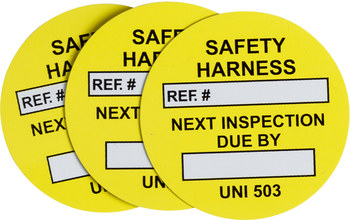 Imágen de Brady Amarillo UNI-UNI 503 Inserción de etiqueta universal (Imagen principal del producto)