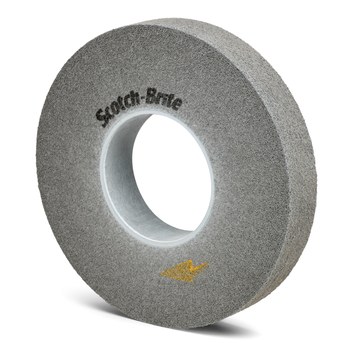 3M Scotch-Brite Convoluto Carburo de silicio Duro Rueda de desbaste - Fina grado - Accesorio Eje - Diámetro 12 pulg. - Agujero Central 5 pulg. - Grosor 2 pulg. - 94928