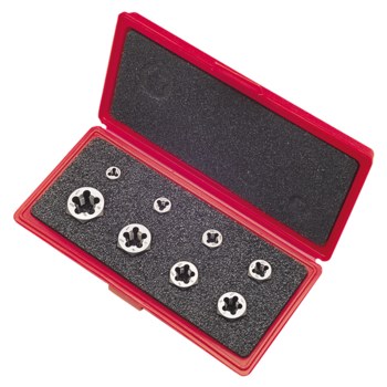 Imágen de Greenfield Threading 377 Corte de mano derecha Juego de Troqueles de roscado hexagonal 403553 (Imagen principal del producto)