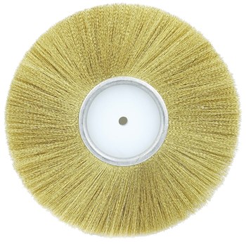 Weiler 22241 Cepillo de rueda - Rizado Latón cerda