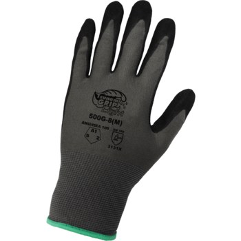 Global Glove Tsunami Grip 500G Negro/Gris 8 Nailon Guantes de trabajo - 500g md
