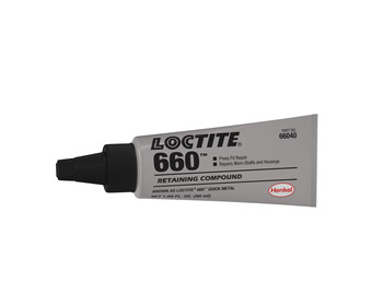 Loctite 660 Compuesto de retención Gris Pasta 50 ml Tubo - 66040 - Conocido anteriormente como Loctite 660 Quick Metal