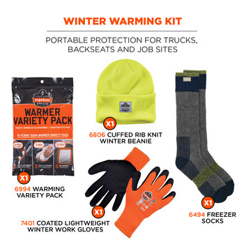 Ergodyne N-Ferno 6981 Kit para protegerse del frío invernal - ERGODYNE 16984
