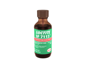 Loctite SF 7113 Activador Transparente Líquido 1.75 fl oz Botella - Para uso con Cianoacrilato - 19605 - Conocido anteriormente como Loctite 7113