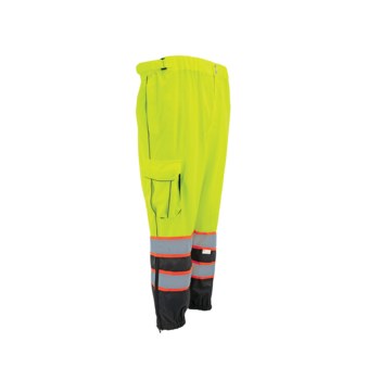 Global Glove FrogWear GLO-88P Pantalones de alta visibilidad GLO-88P/LG/XL - tamaño Grande/XG - Poliéster - Lima - ANSI clase E - glo-88p lg/xl