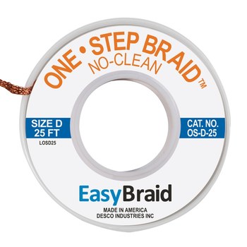 EasyBraid One Step Braid OS-D-25 Trenza Desoldadora -.100 pulg. x 25 pies