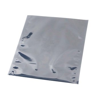 SCS PCL100 Limpiador Bolsa de metal - 4 pulg. x 6 pulg. - Plateado - scs pcl10046
