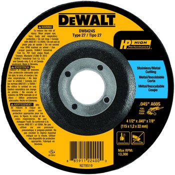 Imágen de DEWALT Rueda de corte 22400 (Imagen principal del producto)