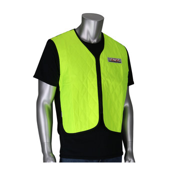 PIP EZ-Cool 390-EZ100 Chaleco de enfriamiento por evaporación 390-EZ100-LY/L - tamaño Grande - Alta vis Lima y amarillo - 20707