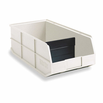 Imagen de Akro-mils Akrobin 1800 75 lb Beige Polímero de grado industrial Apilado Contenedor de almacenamiento (Imagen principal del producto)