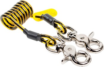 DBI-SALA Fall Protection for Tools Trigger2Trigger Amarre de herramienta 1500067 - 1 3/4 a 24'' - Vinilo - Amarillo y negro - 93131