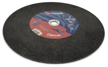 Weiler Tiger Rueda de corte 57091 - Tipo 1 - Rueda recta - 14 pulg. - A/O óxido de aluminio AO - 30 - R