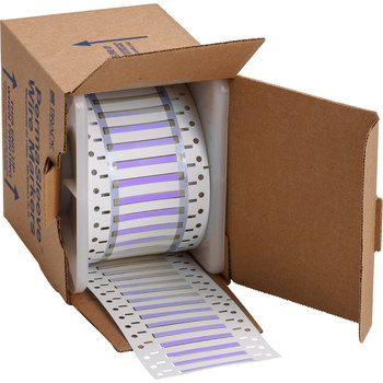 Imágen de Brady Permasleeve Morada Termocontraíble, Autoextinguible Transferencia térmica PS-125-2-VT-S-2 Manga para impresora de transferencia térmica troquelada (Imagen principal del producto)