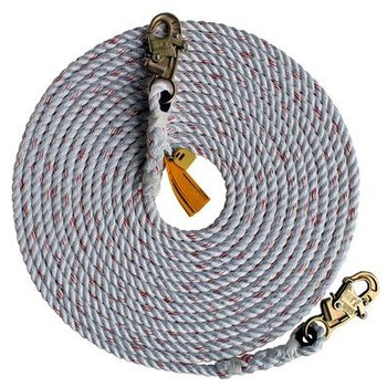 DBI-SALA Cuerda linea de vida 1202738 - 25 pies - Blanco - 07515
