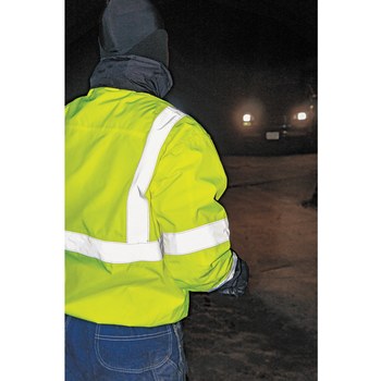 Global Glove FrogWear HV Chamarra Bomber De Invierno GLO-EB1-M - tamaño M - Poliéster Oxford 300D - Negro/Amarillo Alta-Vis - 02050