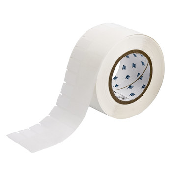 Imágen de Brady Transparente/Blanco Autolaminados Poliéster Transferencia térmica THT-153-461-3 Rollo de etiquetas para impresora de transferencia térmica troquelado (Imagen principal del producto)