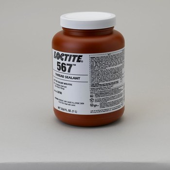 Loctite 567 Sellador de rosca Blanco Líquido 1 L Botella - 01041 - Conocido anteriormente como Loctite Sellador de tubería PST, sellador de roscas 567