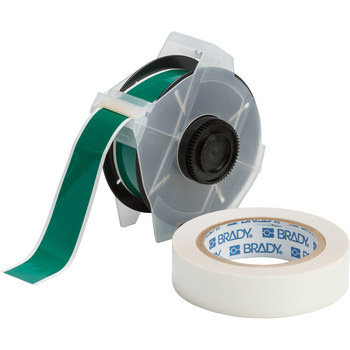 Imágen de Brady Toughstripe Verde Autolaminados Poliéster Transferencia térmica 142172 Rollo de etiquetas para impresora de transferencia térmica continua (Imagen principal del producto)