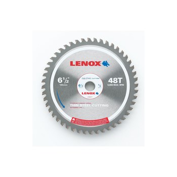 Imágen de Hoja de sierra circular para corte de metales 21877TS612048CT de Carburo de titanio por 6-1/2 pulg de Lenox (Imagen principal del producto)