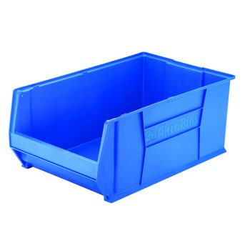 Imagen de Akro-mils Akrobin 300 lb Azul Polímero de grado industrial Apilado Contenedor de almacenamiento (Imagen principal del producto)