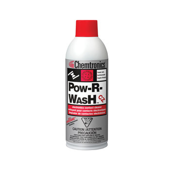 Chemtronics Pow-R-Wash CZ Limpiador de electrónica - Rociar 12 oz Lata de aerosol - ES7300