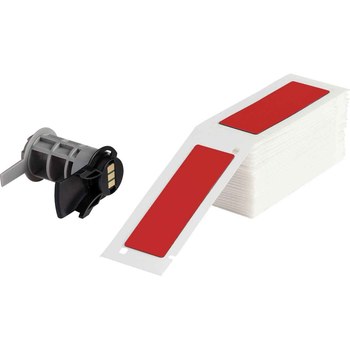 Imágen de Brady Rojo Poliéster Transferencia térmica M6-176-593-RD Etiquetas para impresora con panel en relieve (Imagen principal del producto)
