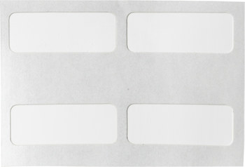 Brady BradyJet J20-152-7425J Rollo de etiquetas imprimibles de inyección de tinta - 1 pulg. x 0.375 pulg. - Polipropileno - Blanco - B-7425J