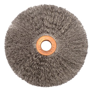 Weiler 99553 Cepillo de rueda - Rizado Acero cerda