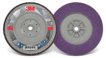 3M 769F Type 27 Flap Disc 05941 - Ceramic Precision-Shaped Grain - 7 in - 60+ - Medium