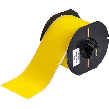 Imágen de Brady Amarillo Autoextinguible Interior/exterior Tedlar Transferencia térmica B33C-3000-437YL Rollo de etiquetas para impresora de transferencia térmica continua (Imagen principal del producto)