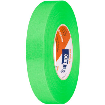Shurtape P 660 Verde fluorescente Cinta gaffer - 24 mm Anchura x 50 m Longitud - 10.75 mil Espesor - shurtape 104726
