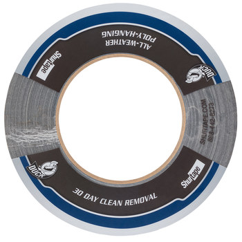 Shurtape Duck Pro PC 9S Plateado Cinta para ductos - 48 mm Anchura x 55 m Longitud - 9 mil Espesor - shurtape 105450