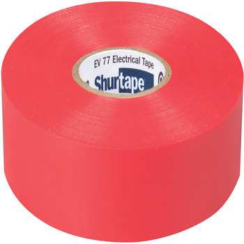 Shurtape Rojo Cinta eléctrica - 3/4 pulg. Anchura x 66 pies Longitud - 7.0 mil Espesor - shurtape 104700