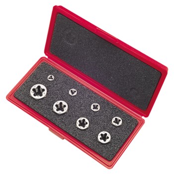 Imágen de Greenfield Threading 377 Corte de mano derecha Juego de Troqueles de roscado hexagonal 403512 (Imagen principal del producto)