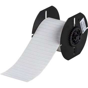 Brady UltraTemp B33-11-718 Rollo de etiquetas troqueladas para impresoras - 0.25 pulg. x 0.25 pulg. - Poliimida - Blanco - B-718