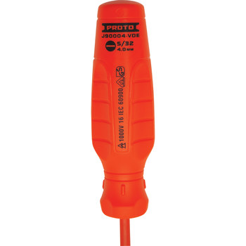 Proto 5/32 pulg. J90004-VDE Destornillador para armarios - 4 pulg. - 15583
