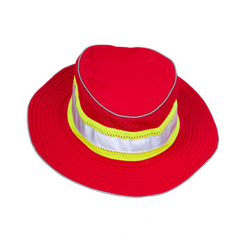 Imágen de ML Kishigo Serie EV B24 Rojo/Lima Grande/XG Poliéster Sombrero de guardabosques (Imagen principal del producto)