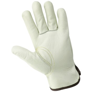Global Glove B3200 Tostado Mediano Cuero Grano Cuero vacuno Cuero Guante para conductor - Pulgar montado - 3200b md
